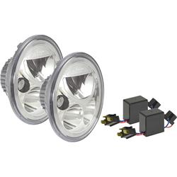 Vision X Vortex Chrome LED Headlights 07-18 Jeep Wrangler
